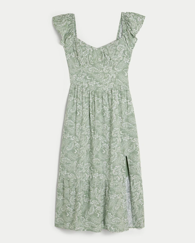 Hol V-Waist Open Back Midi Dress | Liberty Center