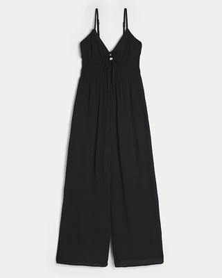 Tie-Front Jumpsuit