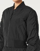 Gilly Hicks Zip-Up Bomber Jacket