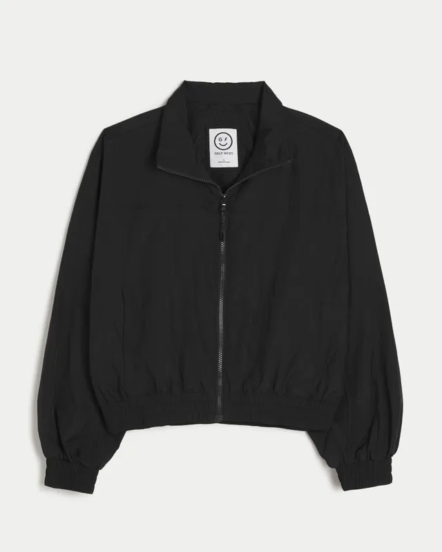 Hollister Gilly Hicks Active Boost Zip-up Jacket in Black