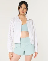 Gilly Hicks Active Eyelet Windbreaker