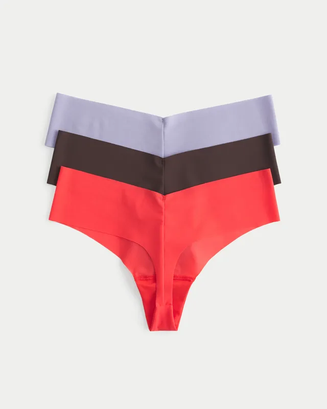 Hollister Gilly Hicks No-Show Thong Underwear 3-Pack