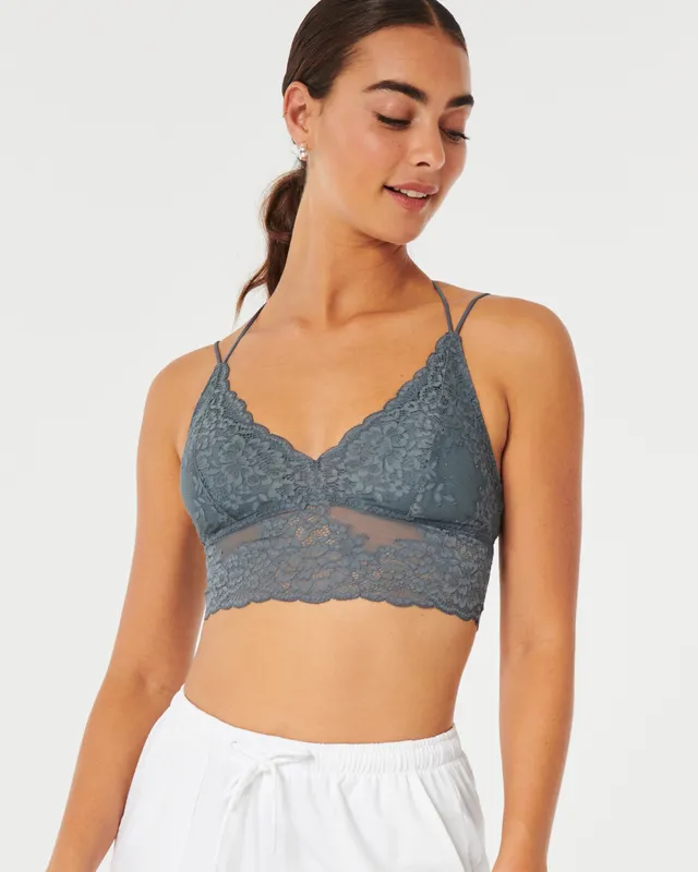 Gilly Hicks Gilly Hicks Lace Strappy Halter Bralette, Gilly Hicks  Clearance, HollisterCo.com