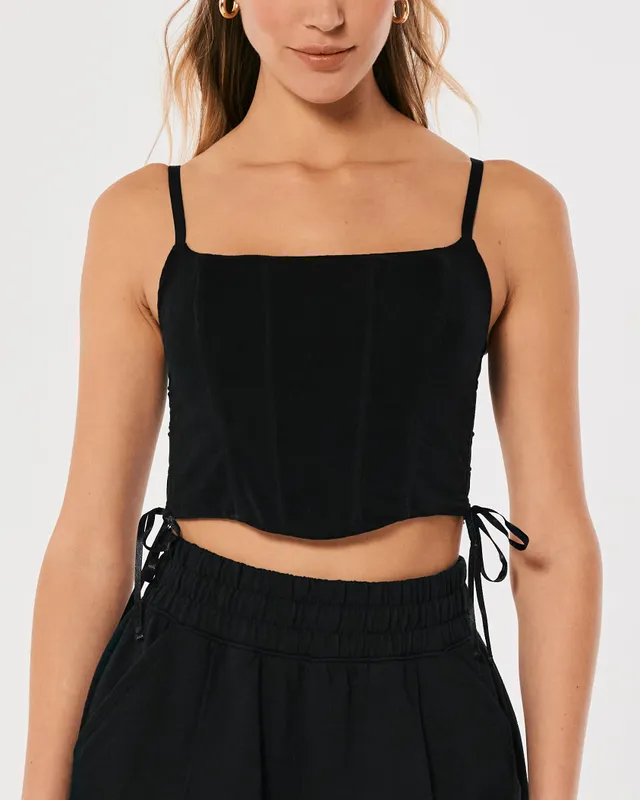 UO Gigi Zip-Up Corset Mini Dress