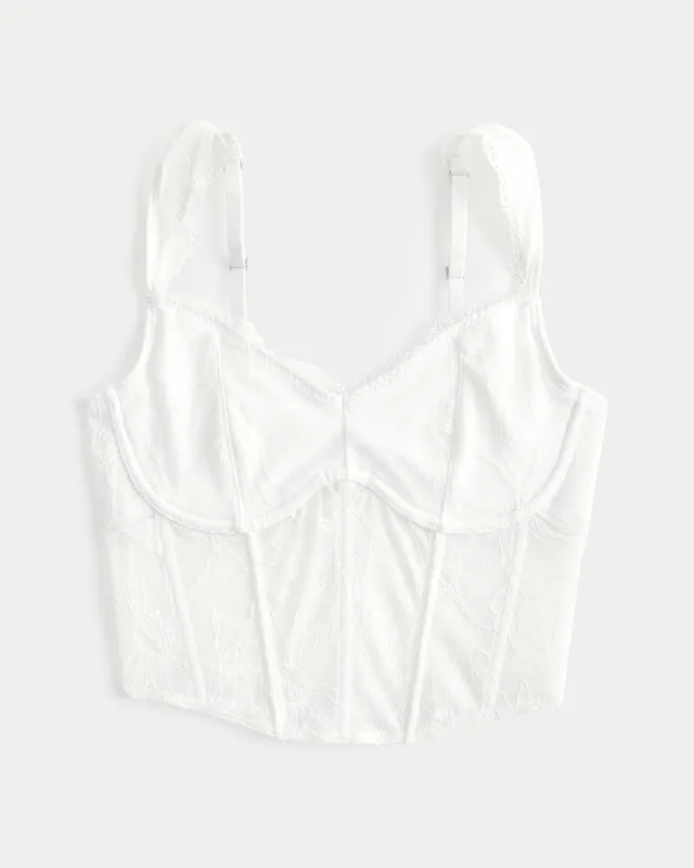 Colsie White Lace Halter Bralette - $10 - From Macayla