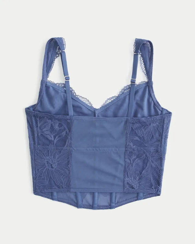 Hollister Lace Cami Blue - $15 (40% Off Retail) - From Eva