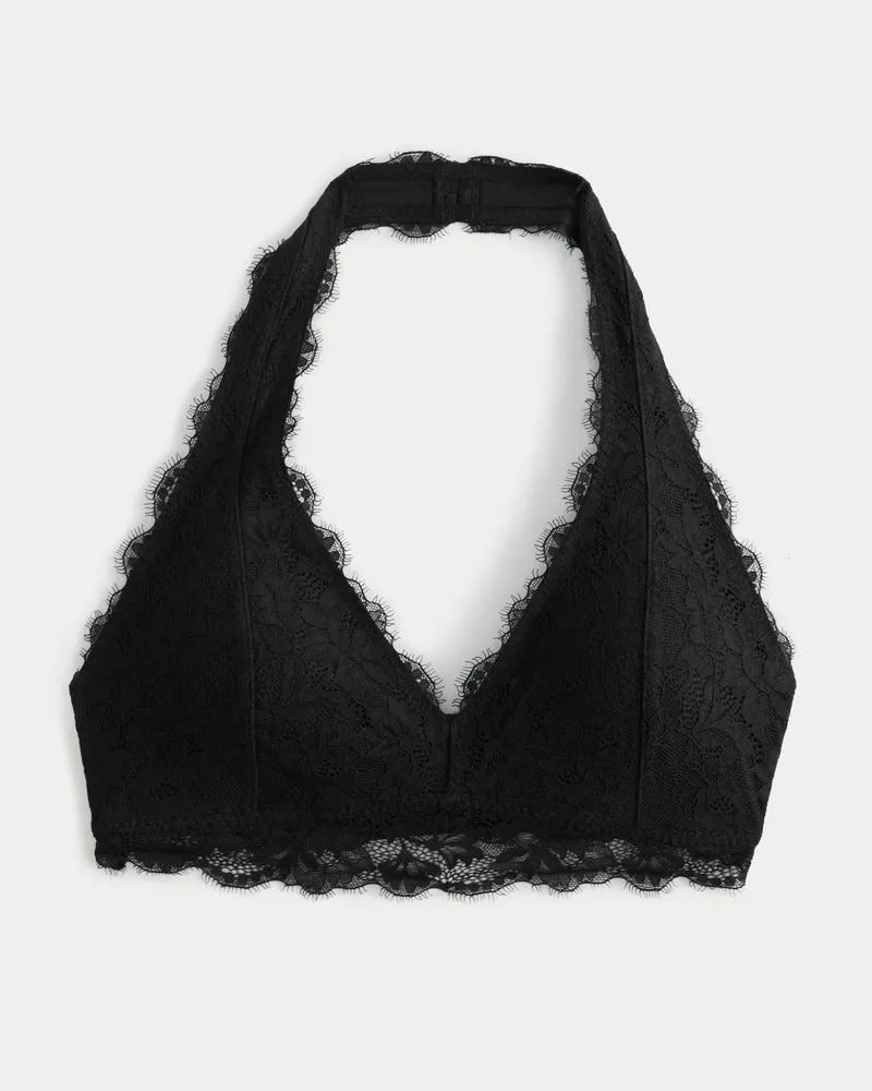 Gilly Hicks core lace halter bralette