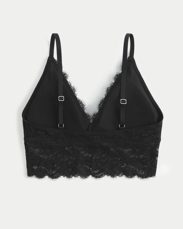 URBAN OUTFITTERS BLACK Lace Back Bralette BNWT Size Large £9.50 - PicClick  UK