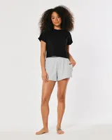 Gilly Hicks Active Essentials Boxy Crew T-Shirt