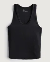 Gilly Hicks Active Essentials Ribbed Cotton Tank