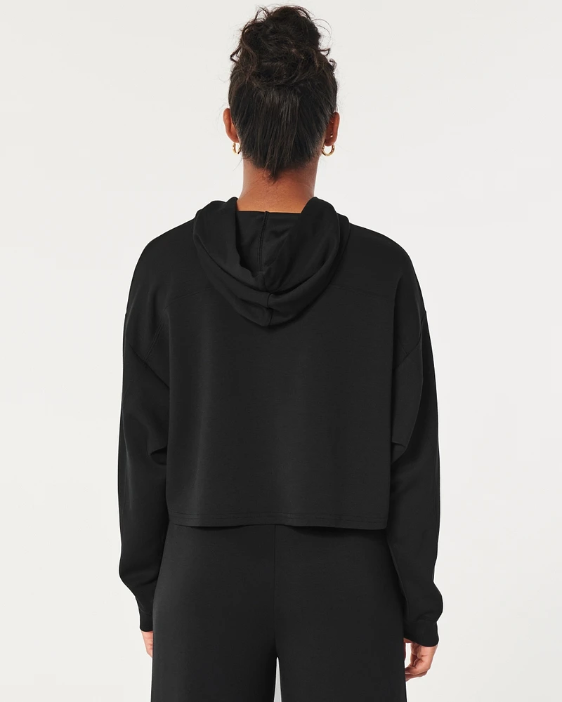 Gilly Hicks Active Crop Cooldown Hoodie