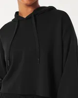 Hollister Gilly Hicks Active Crop Cooldown Hoodie