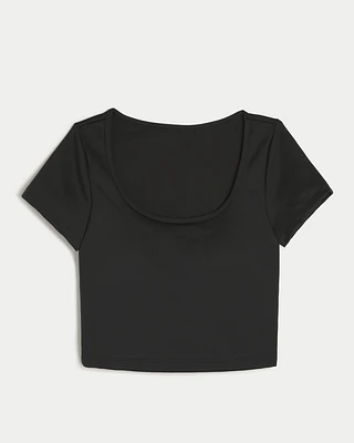 Gilly Hicks Active Recharge Wide-Neck T-Shirt