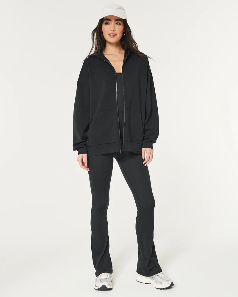 Gilly Hicks Active Cooldown Oversized Zip-Up Hoodie