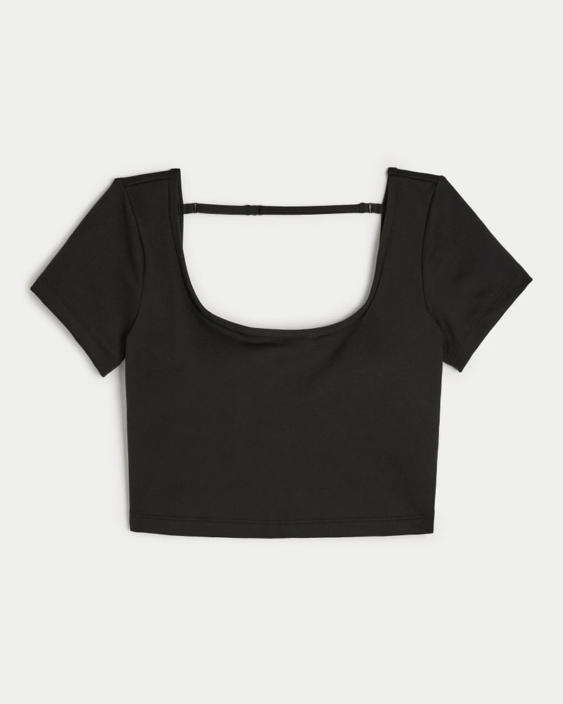 Gilly Hicks Active Recharge Open-Back Tee