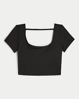 Gilly Hicks Active Recharge Open-Back Tee
