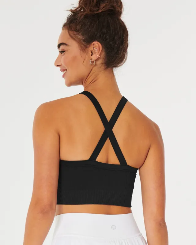 OFFLINE By Aerie Ribbed Plunge Sports Bra