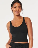 Gilly Hicks Active Recharge Waist-Length Plunge Tank