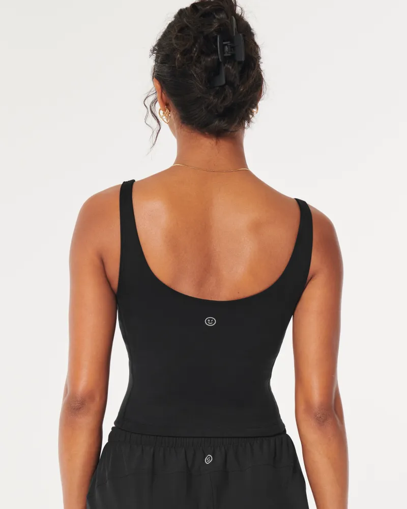 Gilly Hicks Active Recharge Waist-Length Plunge Tank