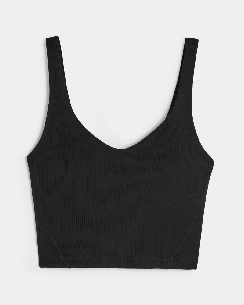 Hollister Gilly Hicks Active Recharge Ribbed Plunge Tank