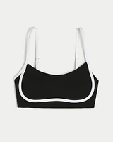 Gilly Hicks Active Recharge Tipped Under-Bust Sports Bra