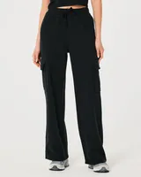 Gilly Hicks Active Wide-Leg Cargo Sweatpants