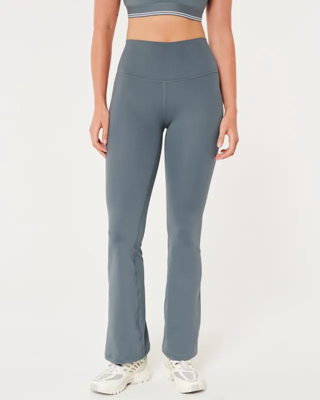 Hollister Gilly Hicks Active Recharge Ruched Waist High-Rise Flare