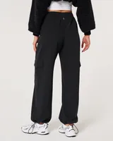 Gilly Hicks Active Fleece-Lined Cargo Pants