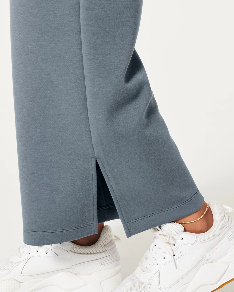 Gilly Hicks Active Cooldown Crop Wide-Leg Pants