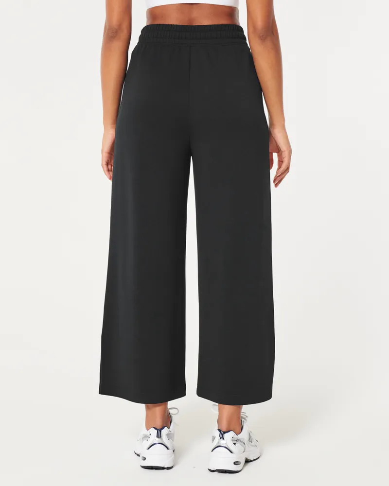 Gilly Hicks Active Cooldown Crop Wide-Leg Pants