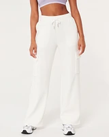 Gilly Hicks Active Wide-Leg Cargo Sweatpants