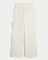 Gilly Hicks Active Wide-Leg Cargo Sweatpants