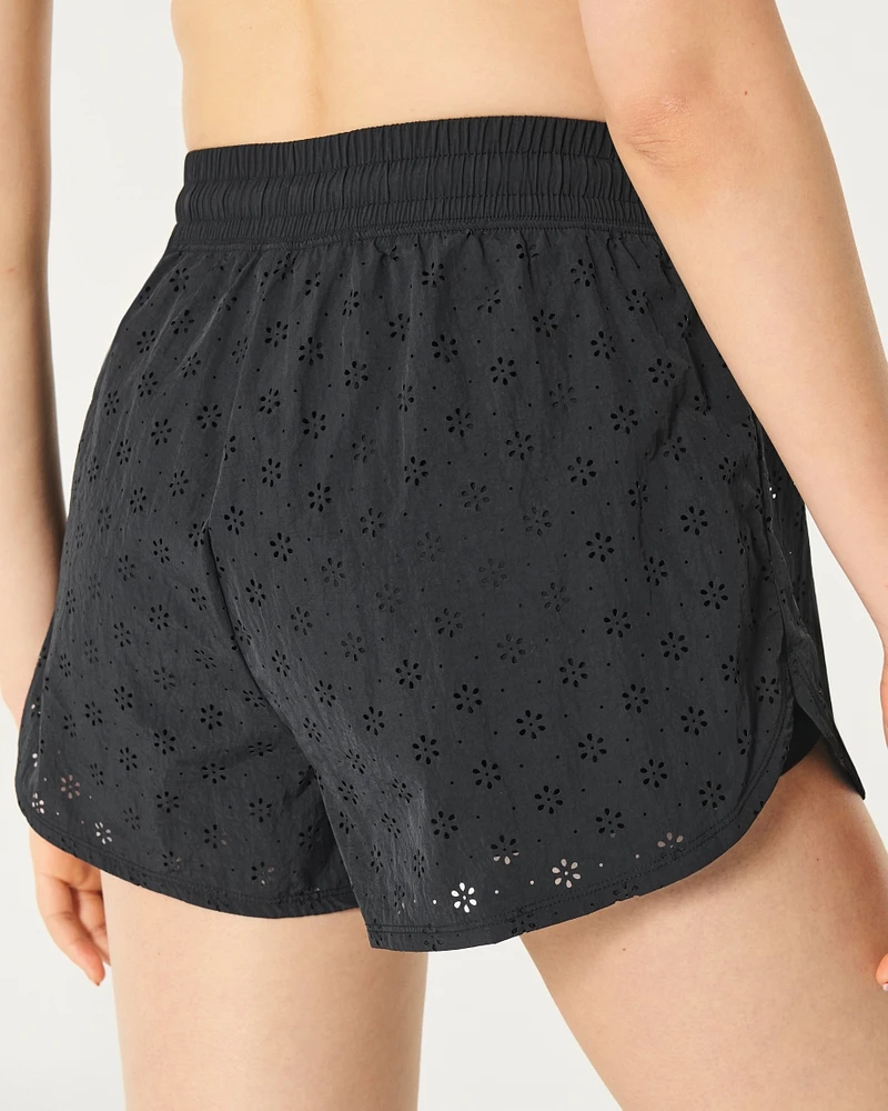 Gilly Hicks Active Eyelet Shorts