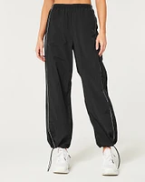 Gilly Hicks Active Tipped Crinkle Parachute Pants