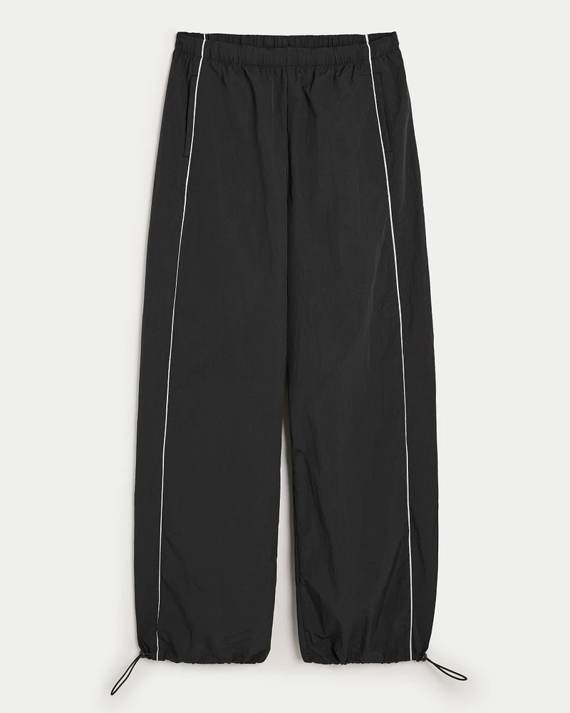 Gilly Hicks Active Tipped Crinkle Parachute Pants