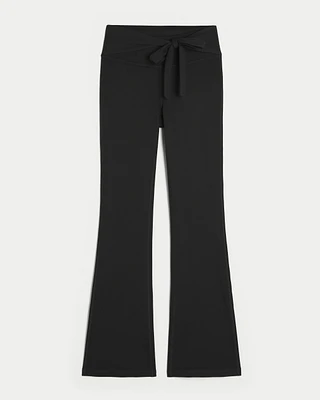 Gilly Hicks Active Recharge Tie-Waist Boot Pants