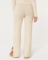 Gilly Hicks Sweater-Knit Flare Pants