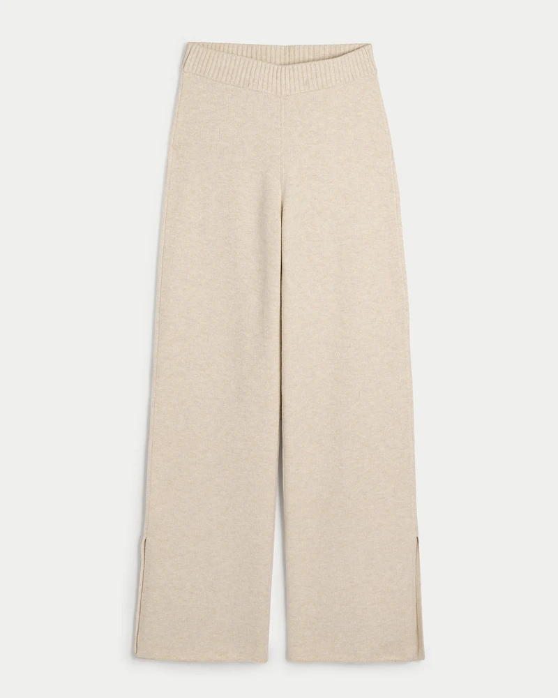 Gilly Hicks Sweater-Knit Flare Pants