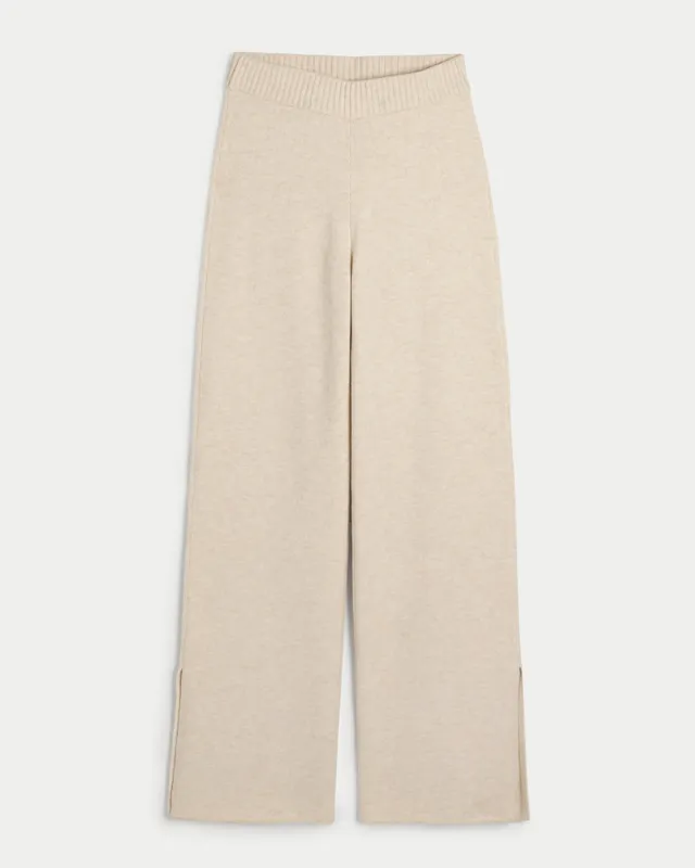 Hollister Gilly Hicks Sweater-Knit Flare Pants