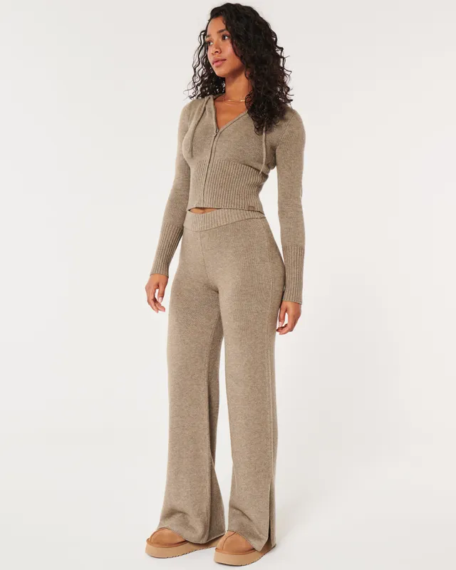 Women's Gilly Hicks Active Wide-Leg Cargo Sweatpants - Hollister Co.