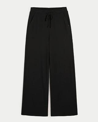 Gilly Hicks Waffle Wide-Leg Pants