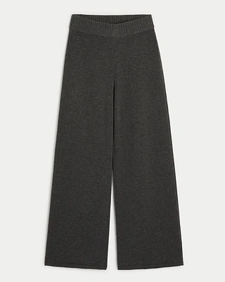 Gilly Hicks Sweater-Knit Straight Pants