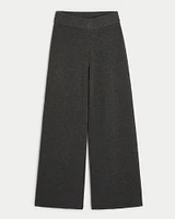 Gilly Hicks Sweater-Knit Straight Pants