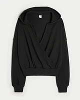 Gilly Hicks Cozy Waffle Wrap Hoodie