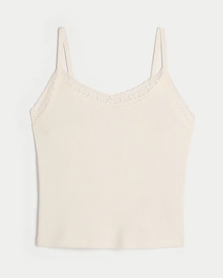 Gilly Hicks Waffle Lace Cami