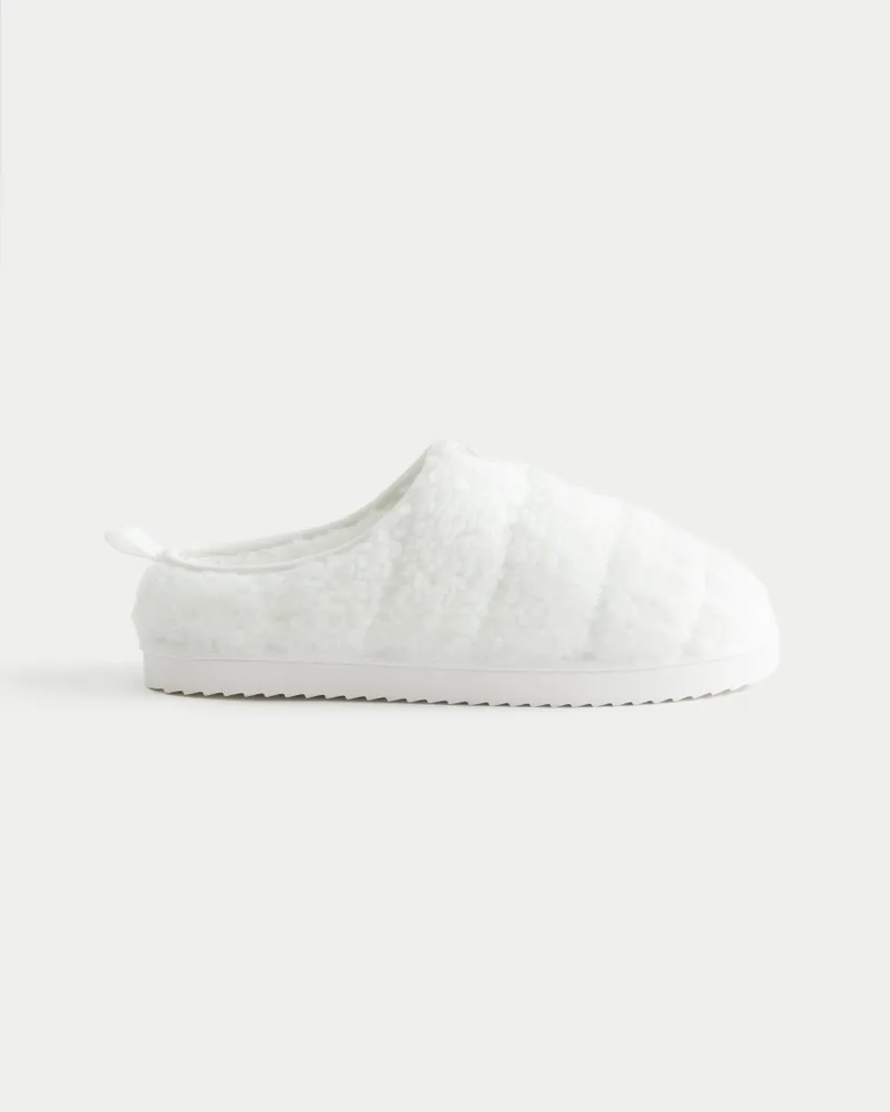 Gilly Hicks Quilted Sherpa Slides