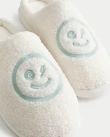 Gilly Hicks Logo Smiley Slippers