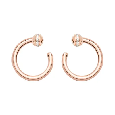 Possession open hoop earrings