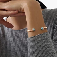 Possession open bangle bracelet