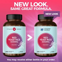 Red Yeast Rice 600 mg.